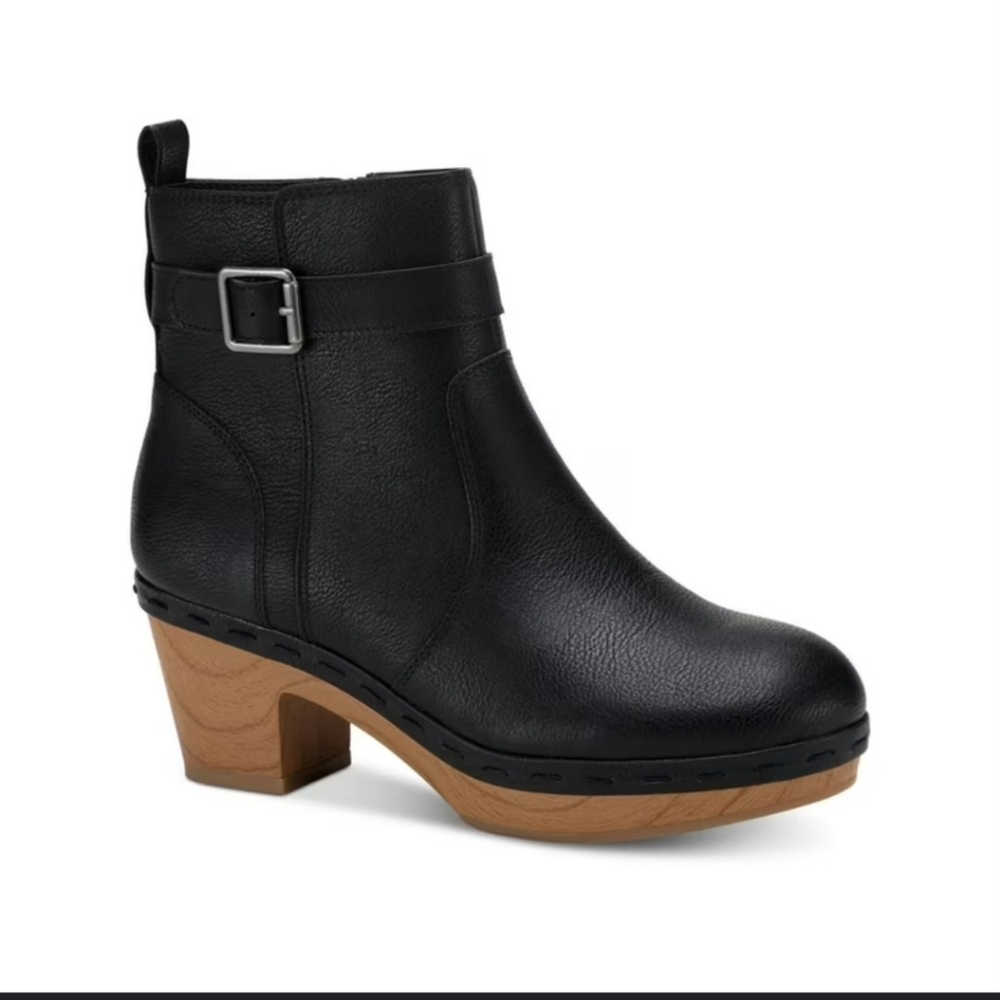 STYLE & CO. WOMEN'S TORYY CLOG BLACK BOOTIES SIZE 11 NWOT